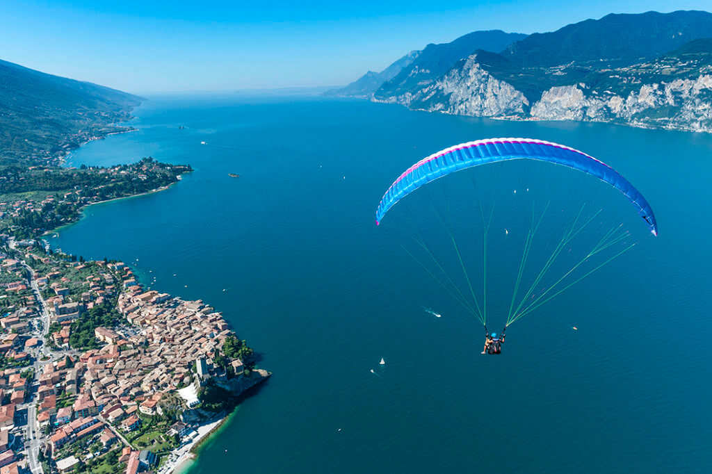 Paraglider am Gardasee